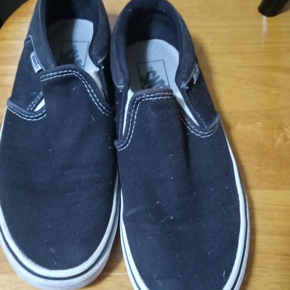 Vans Asher black slip on